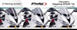 Afbeeldingen van Vervangingsruit Puig Jetstream Triumph Daytona 675/ R '13-17