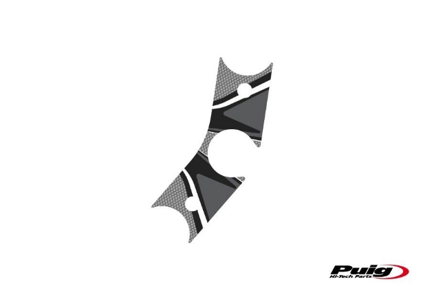 Afbeeldingen van Kroonplaatcover model Radikal voor Yamaha YZF-R6 '17--Grijs
