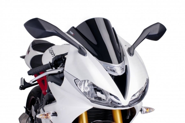 Afbeeldingen van Vervangingsruit Puig Jetstream Triumph Daytona 675/ R '13-17 zwart