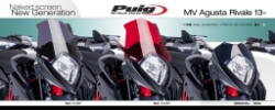 Afbeeldingen van Vervangingsruit naked bike Puig MV Agusta Rivale 800 '13-'18