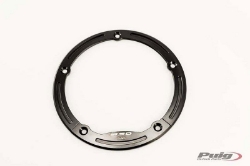 Afbeeldingen van Riemwielcover aluminium Puig Yamaha T-Max 530 / 560 zwart