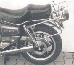 Afbeeldingen van Kofferrek chroom Hepco&Becker Honda CM400T