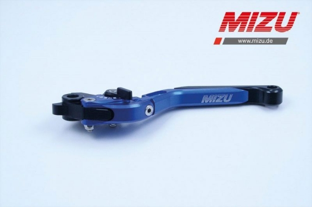 Afbeeldingen van Mizu koppelingshendel diverse KTM modellen-blauw