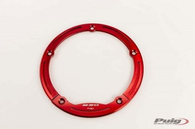 Afbeeldingen van Riemwielcover aluminium Puig Yamaha T-Max 530 / 560 zilver