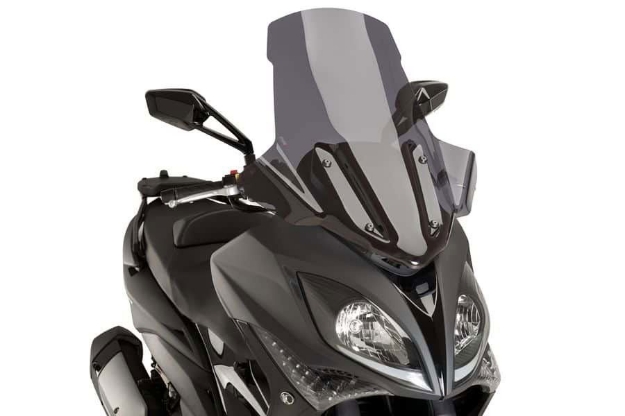 Afbeeldingen van Vervangingsruit V-Tech Line Touring Kymco Xciting 400 '17- donker getint