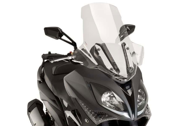 Afbeeldingen van Vervangingsruit V-Tech Line Touring Kymco Xciting 400 '17- transparant