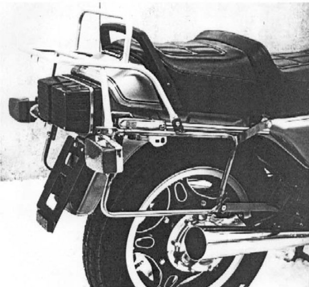 Afbeeldingen van Kofferrek chroom Hepco & Becker Honda GL500/650 Silverwing
