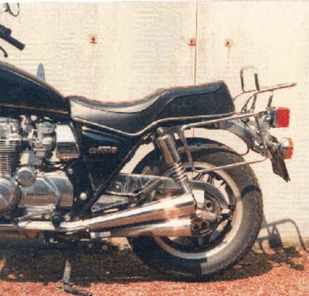 Afbeeldingen van Kofferrek chroom Hepco & Becker Honda CB650 CUSTOM