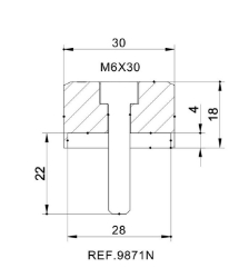 Afbeeldingen van Stuureind adapter Puig Aprilia Shiver 900/Tuono 660 '17- (per stuk)