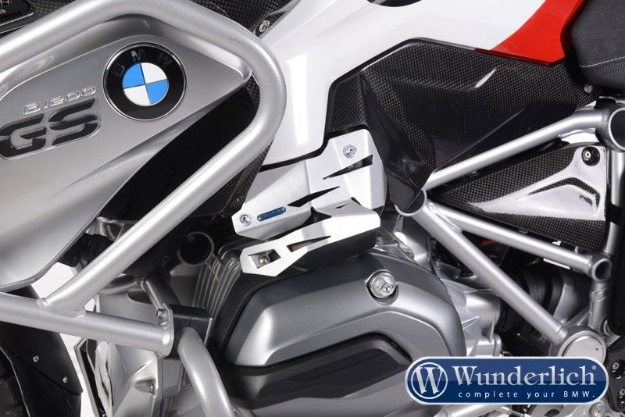 Afbeeldingen van Injection cover left BMW R1200GS LC '13-'16/ R1200R LC - silver Wunderlich