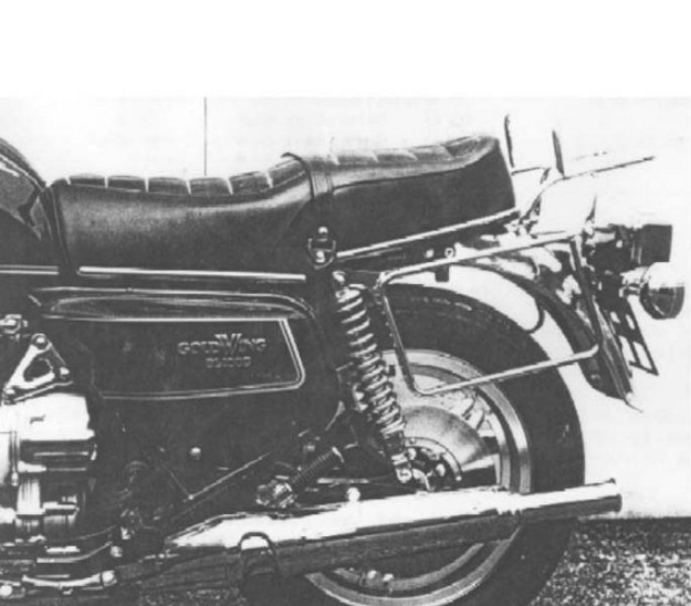 Afbeeldingen van Kofferrek chroom Hepco & Becker Honda GL1000