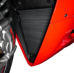 Afbeeldingen van Radiatorcover LOWER zwart Evotech Performance Ducati Panigale 1199 S '12-15