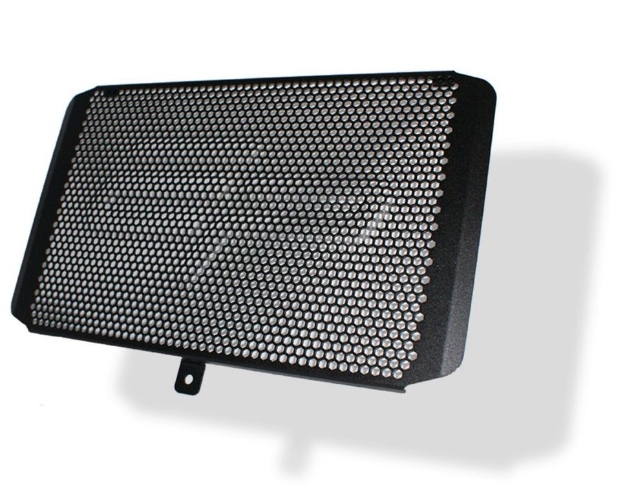 Afbeeldingen van Radiatorcover zwart Evotech Performance Suzuki DL650 '12-21