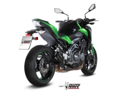Afbeeldingen van MIVV Double Gun Black demper Kawasaki Z900 '17- / A2 70KW