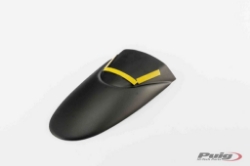 Afbeeldingen van Achterspatbord verlenger mat zwart voor het originele spatbord Ducati M821 '14-