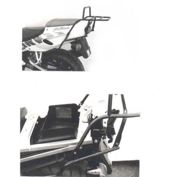 Afbeeldingen van Topdrager zwart Hepco & Becker Honda CBR 900RR '92-'99