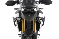 Afbeeldingen van Tank valbeugel ''Solid'' (tank guard) zwart Hepco&Becker Triumph Tiger 900 Rally/GT/Pro '20-'23