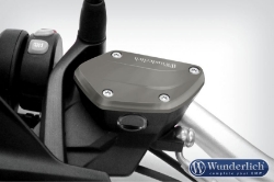 Afbeeldingen van Clutch and brake reservoir cover set diverse BMW modellen - titanium Wunderlich