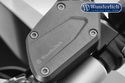 Afbeeldingen van Clutch and brake reservoir cover set diverse BMW modellen - titanium Wunderlich