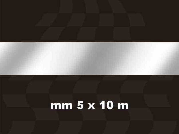 Afbeeldingen van Velglint 5mm (rolletje van 6 meter)-Chroom