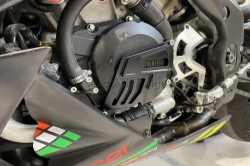 Afbeeldingen van Engine Protector links Evotech Aprilia RSV4 / Tuono V4 / +