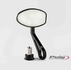 Afbeeldingen van Stuureind spiegel model MP zwart Puig (Per stuk)