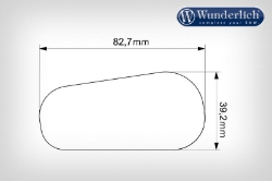 Afbeeldingen van Side stand enlarger for low suspension BMW R1200GS LC/Adventure - black Wunderlich