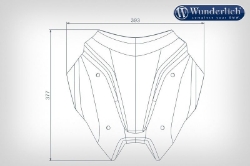 Afbeeldingen van Flowjet windshield Â»SPORTÂ« BMW R1200RS LC - clear Wunderlich