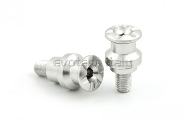 Afbeeldingen van Bobbin-kit Evotech M10x1,25 zilver