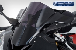 Afbeeldingen van Windshield BUBBLE BMW S1000RR '15-- smoked grey Wunderlich