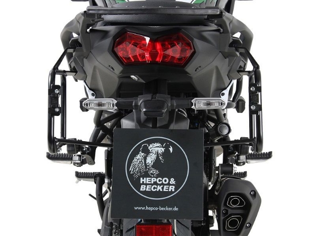 Afbeeldingen van Kofferrek Lock-it zwart Hepco&Becker Kawasaki Versys 1000 / S / SE ’19-'24