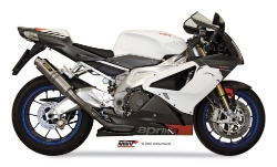 Afbeeldingen van MIVV GP steel black dempers Aprilia RSV1000 / FACTORY '04-08 / TUONO '06-10