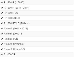 Afbeeldingen van Seat and Rack Bag Elephant diverse BMW modellen - black Wunderlich