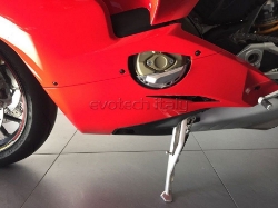 Afbeeldingen van Engine Protector kit Evotech voor Ducati Panigale V4/R rood/zilver