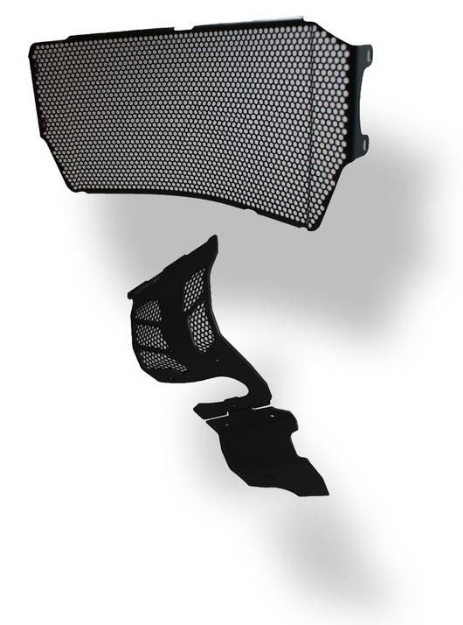 Afbeeldingen van Radiator and engine guard set Evotech Performance Ducati Monster 821 '18-20