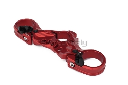 Afbeeldingen van Kroonplaat 'new design' Evotech Ducati Panigale 1199S / 1299S met Ohlins voorvork