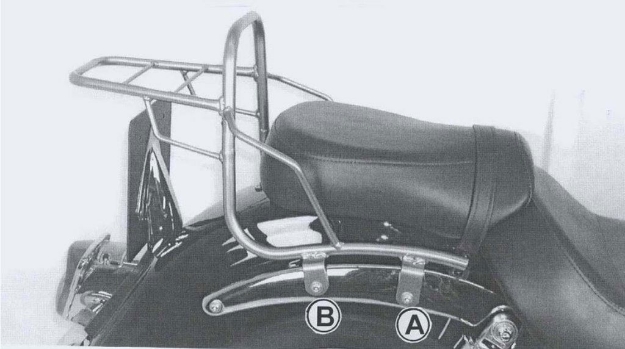 Afbeeldingen van Topdrager chroom Hepco&Becker Kawasaki VN1600 CLASSIC '03-