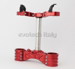 Afbeeldingen van Kroonplaat onder / T-stuk Evotech Ducati Panigale 899 / 1199S/R / 1299S/R