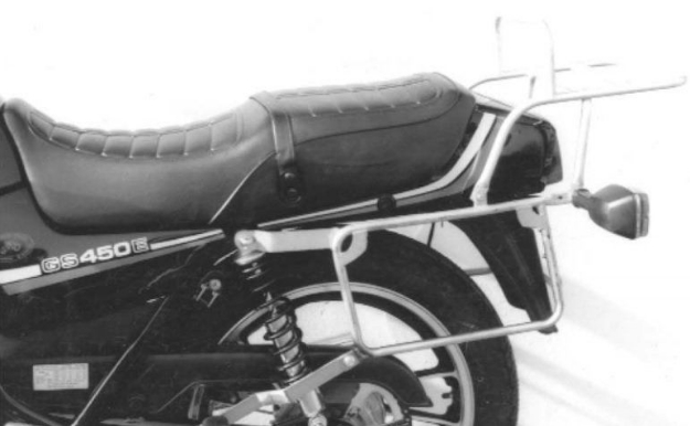 Afbeeldingen van Kofferrek zwart Hepco & Becker Suzuki GSX250E/ 400E '82-'86/ GS450S '88-'89