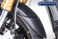 Afbeeldingen van Mudguard extension front BMW S1000R '14-/ S1000RR -'16/ S1000XR - black Wunderlich