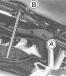 Afbeeldingen van Kofferrek zwart Hepco&Becker Suzuki GSF1200N/ S BANDIT '01-'05