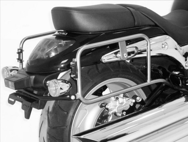 Afbeeldingen van Kofferrek chroom Hepco&Becker Suzuki M1500R Intruder '09-