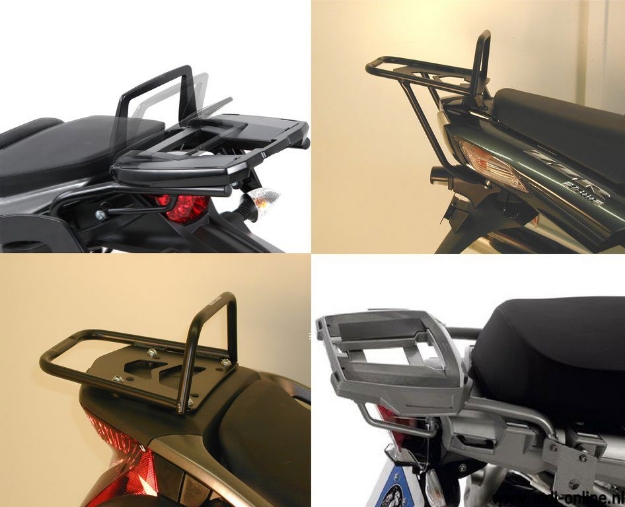 Afbeeldingen van Topdrager chroom Hepco&Becker Suzuki C800 Intruder/ VL800LC -'08