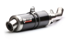 Afbeeldingen van MIVV compleet systeem met steel black GP demper KTM 390 Duke '13-