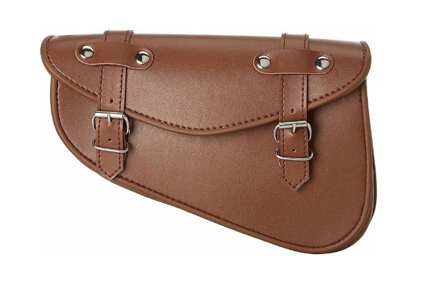 Afbeeldingen van Detroit zadeltas bruin links Custom Acces - 2,5 ltr