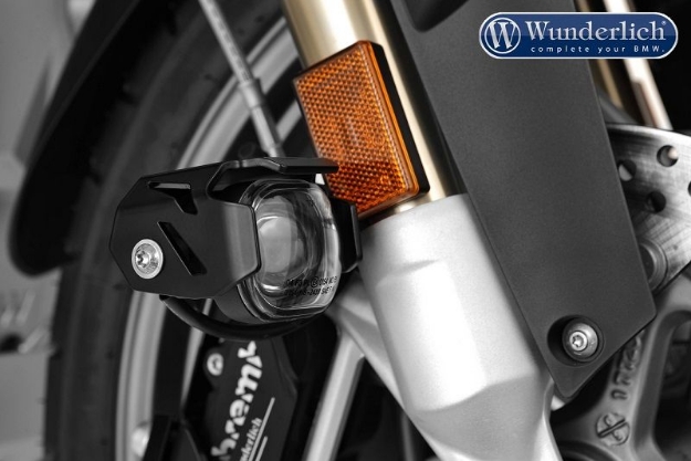Afbeeldingen van LED additional headlight MicroFlooter BMW R1200GS LC/ Adventure - black Wunderlich