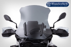 Afbeeldingen van Hand guard extension CLEAR PROTECT diverse BMW modellen - smoked grey Wunderlich