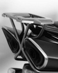 Afbeeldingen van Topdrager zwart Alurack Hepco&Becker Suzuki B-King '07-'12