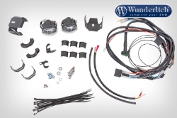 Afbeeldingen van LED auxiliary headlight micro flooter crash bar mounting diverse BMW modellen - black Wunderlich