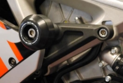 Afbeeldingen van Crash bobbins Evotech Performance Aprilia RSV4 Factory '09-14